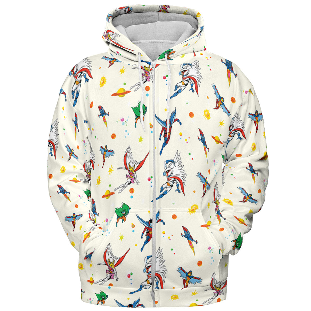 Full Print Hoodie - AUZVXYUK