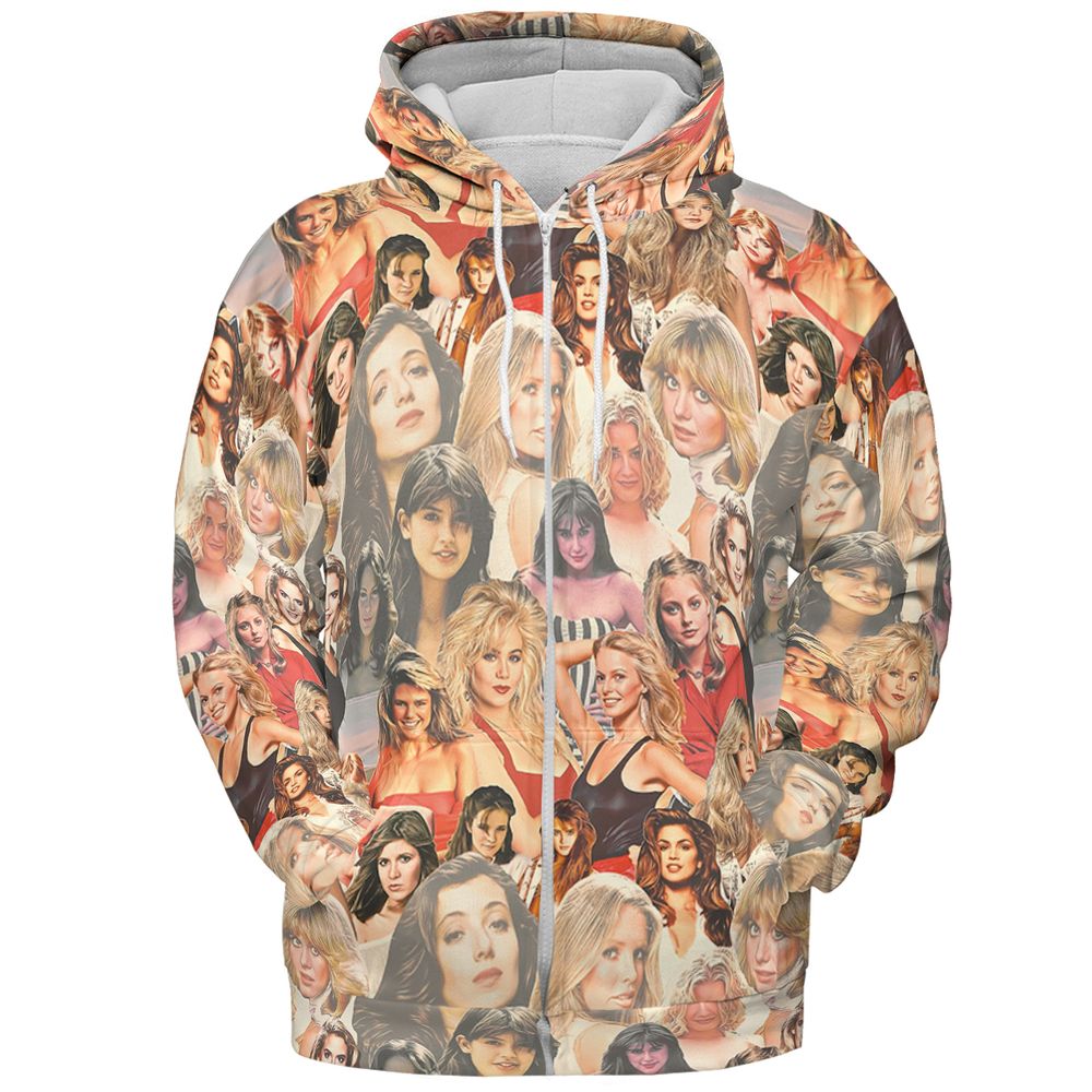 All-over Print Hoodie - XG34UHJ8 -  - 3