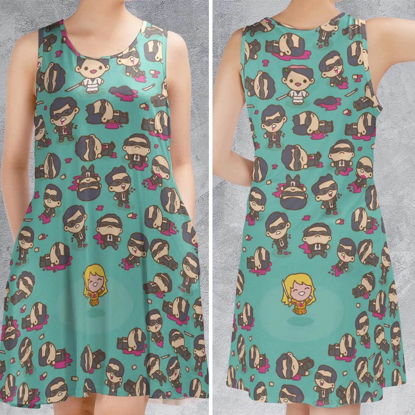 Casual Sleeveless Dress - AAYSS52Q