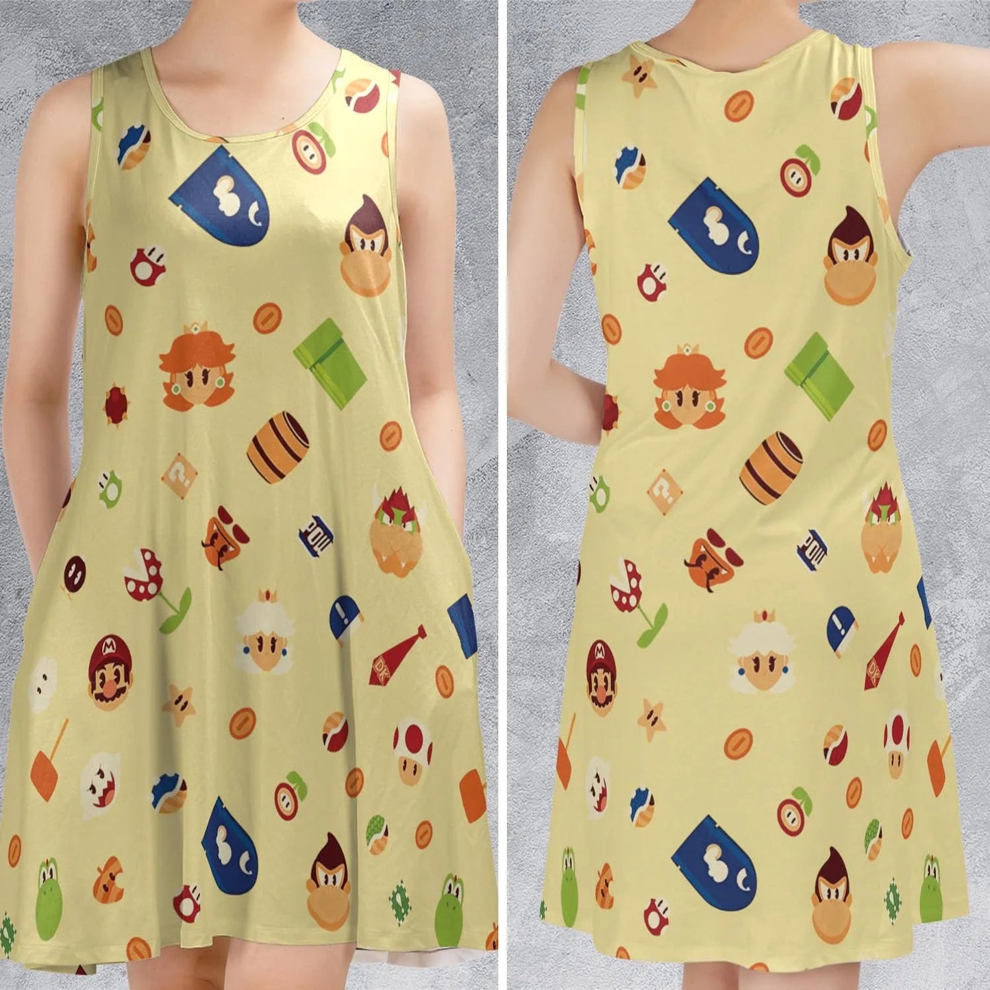 Casual Sleeveless Dress - MH4Z8E8M
