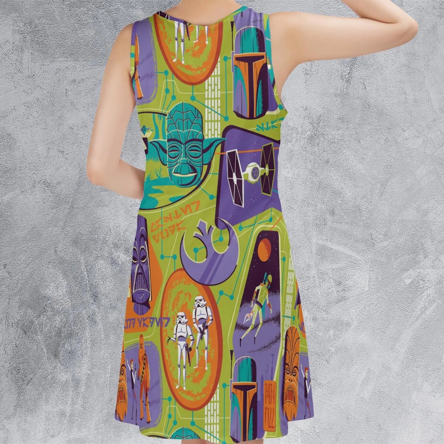 Casual Sleeveless Dress - K587F77R