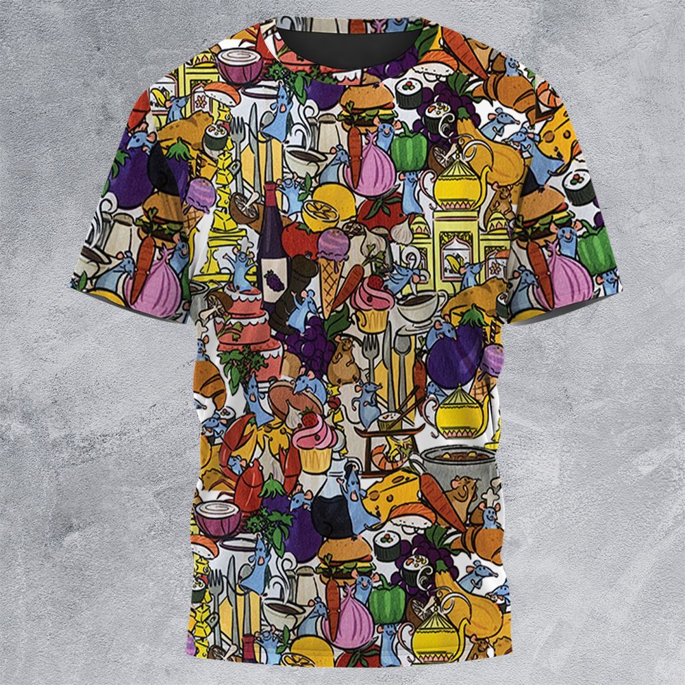 All-Over Print Unisex T-Shirt - T42HXELM -  - 3