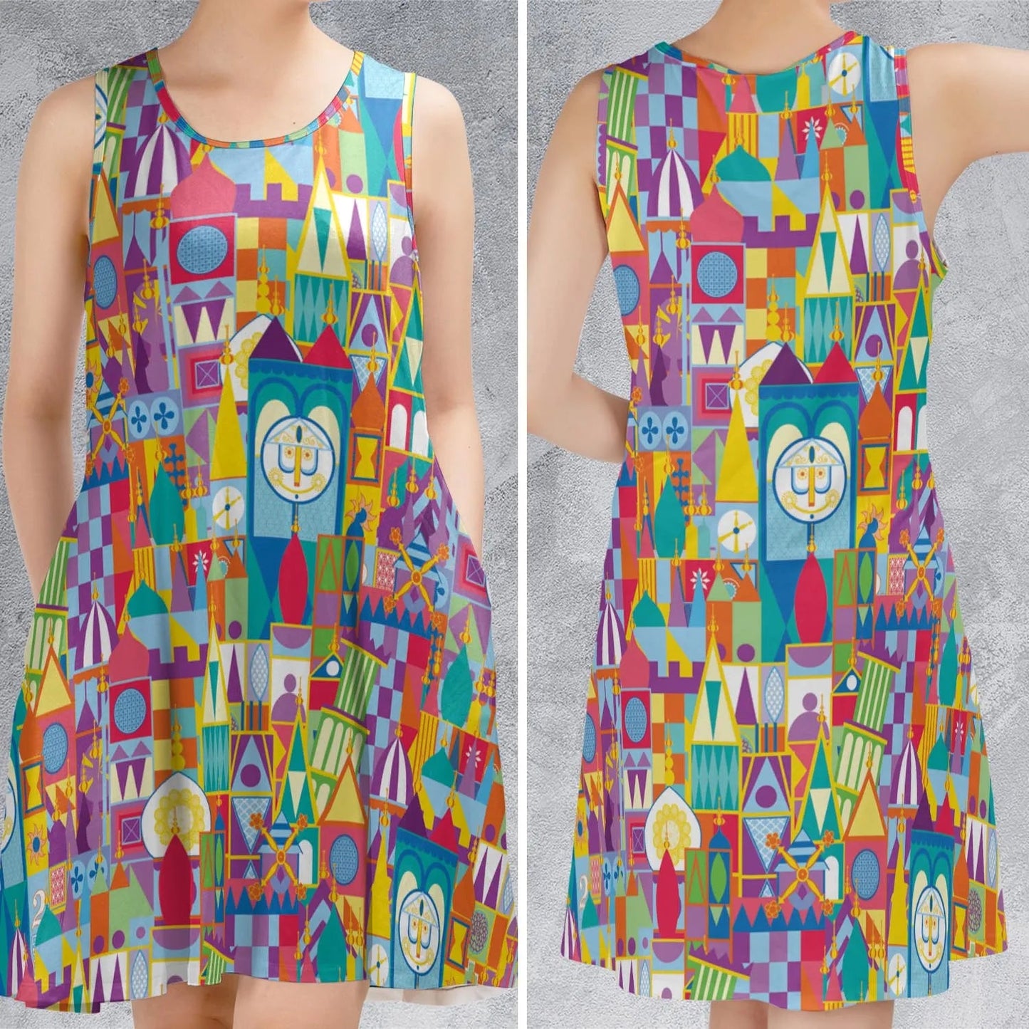 Casual Sleeveless Dress - YERBZK2X