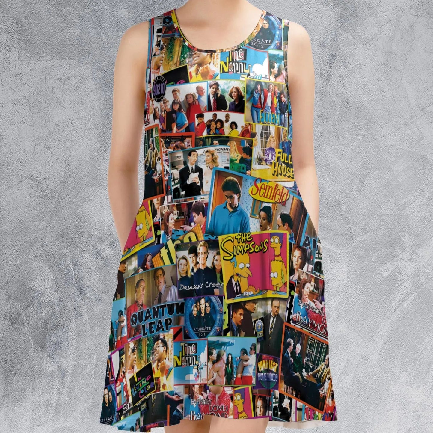 Casual Sleeveless Dress - MVYL84JA
