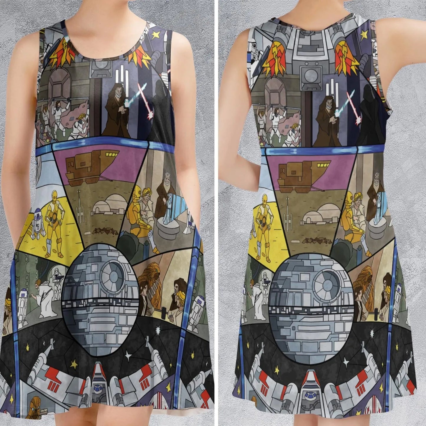 Casual Sleeveless Dress - GLWMUKTU