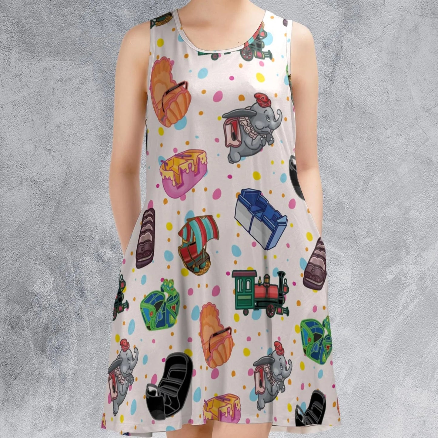 Casual Sleeveless Dress - ZJL6UAWG