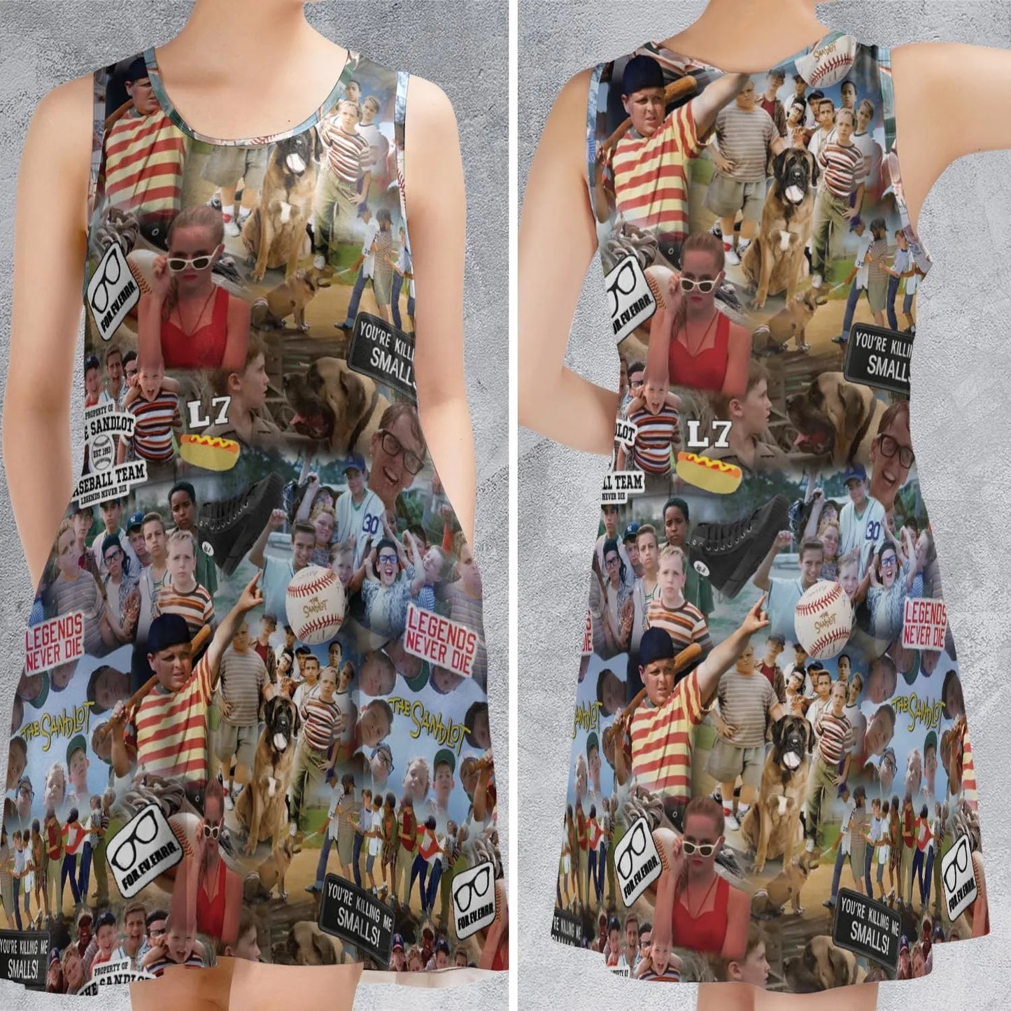 Casual Sleeveless Dress - KJJ32CL2