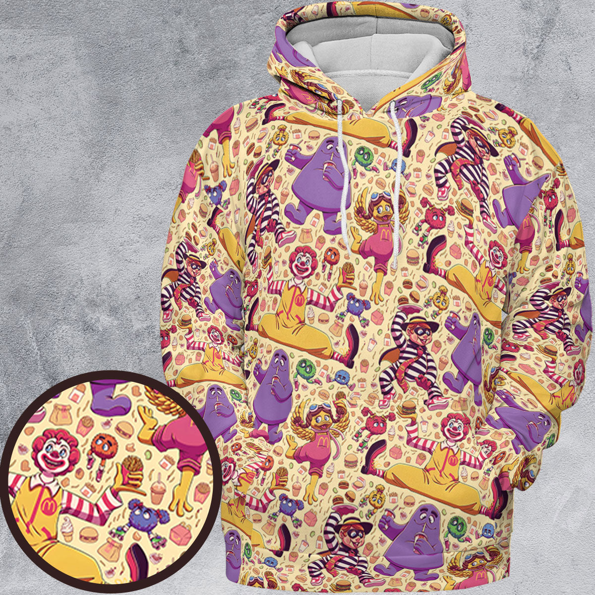 Full Print Hoodie - 1AHFD279