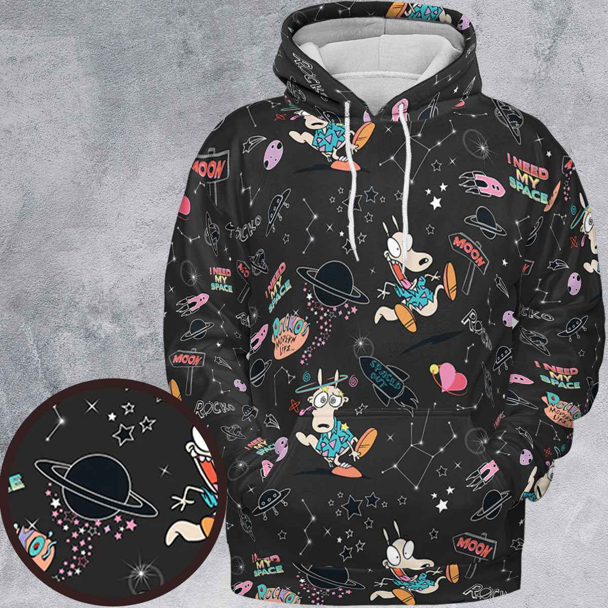 Full Print Hoodie - YGV5K6PB