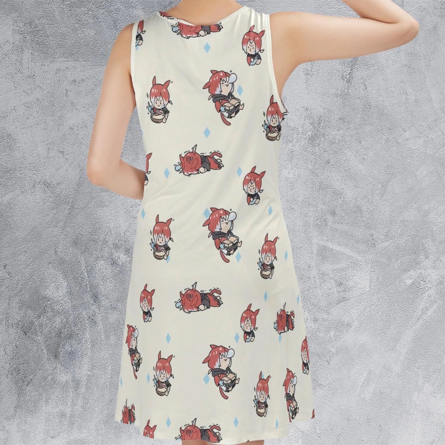 Casual Sleeveless Dress - 146QTNJT