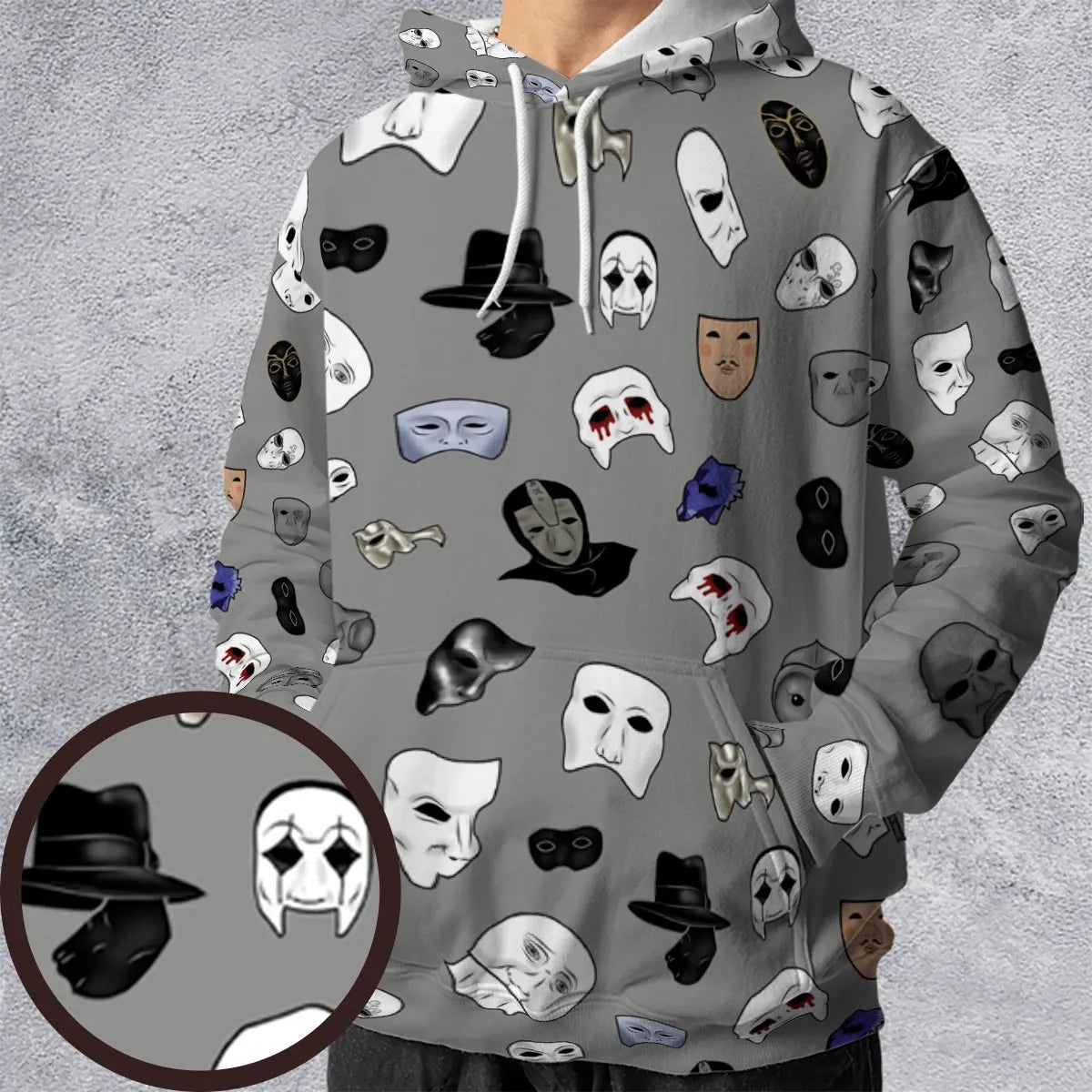 Full Print Hoodie - GJUYWSRT