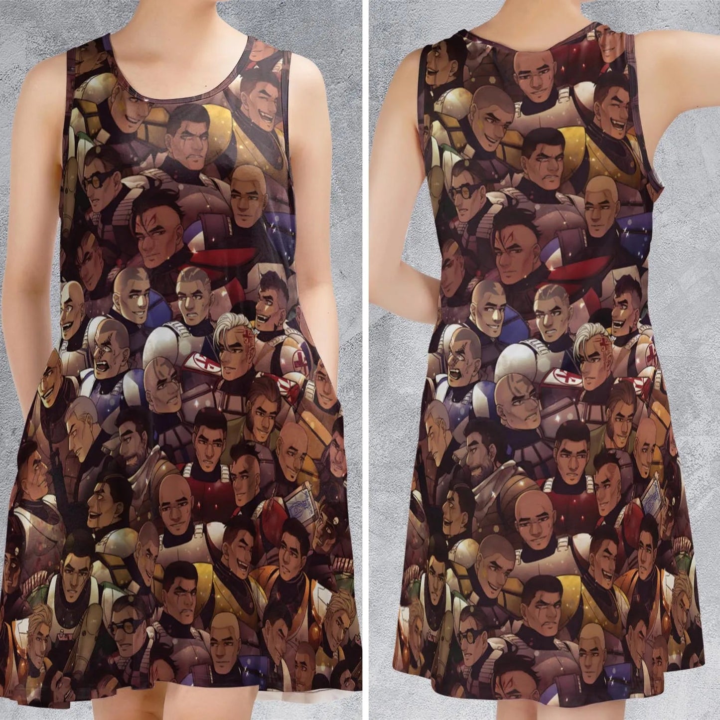 Casual Sleeveless Dress - 1KRDEY7G