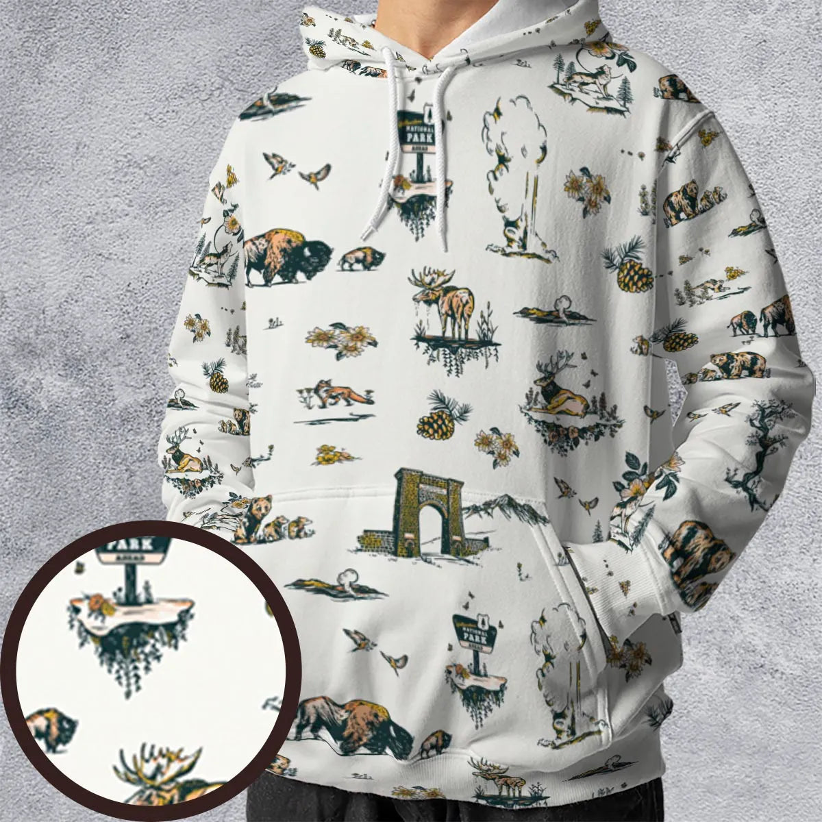 Full Print Hoodie - M5TJBCVW