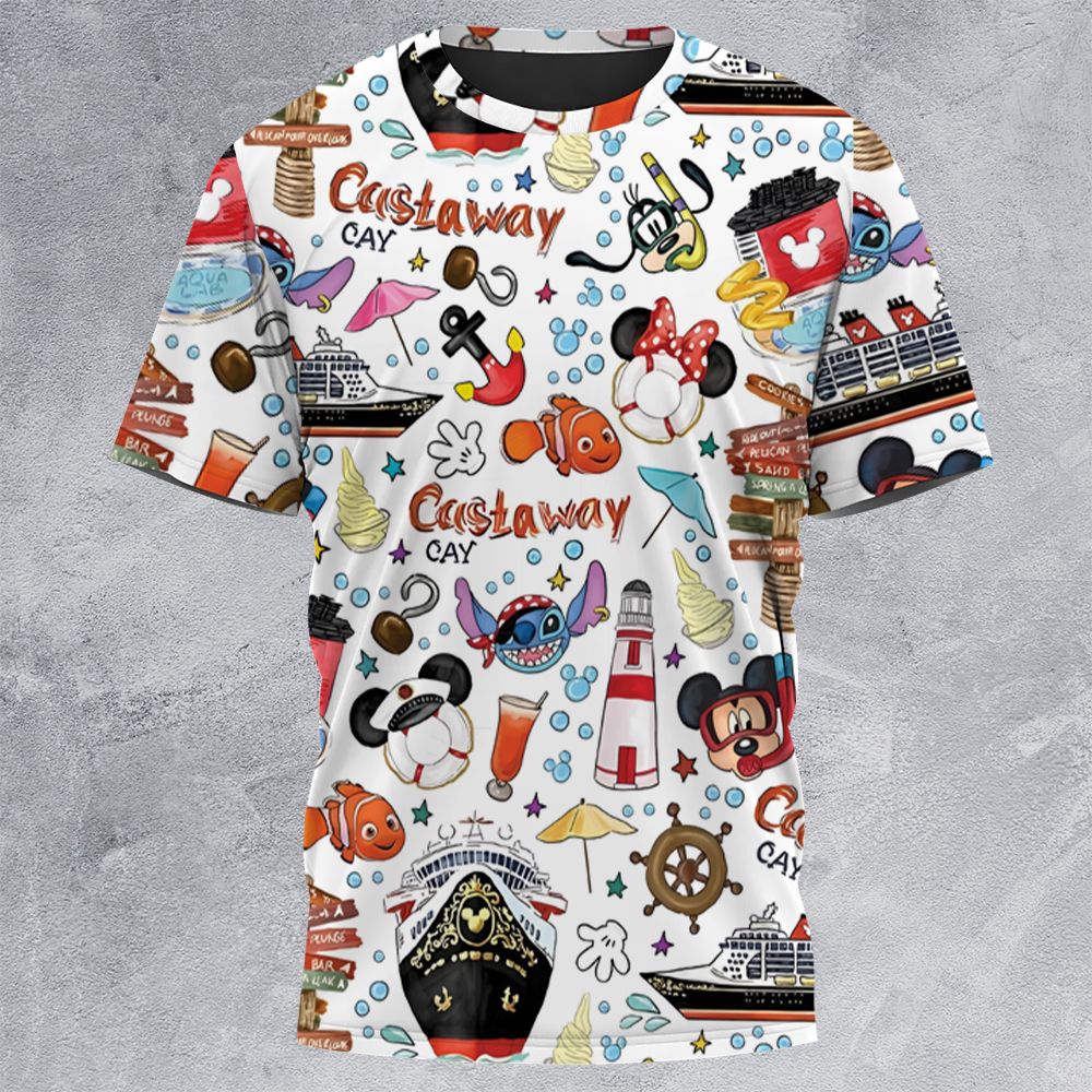 All-Over Print Unisex T-Shirt - CW7NVQ9E -  - 3