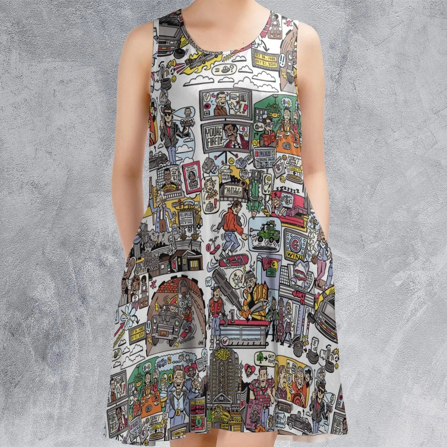 Casual Sleeveless Dress - KPYSAPGB