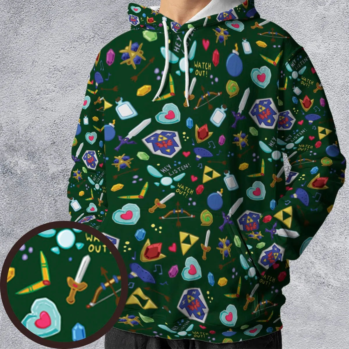 Full Print Hoodie - 1V5QRSRN