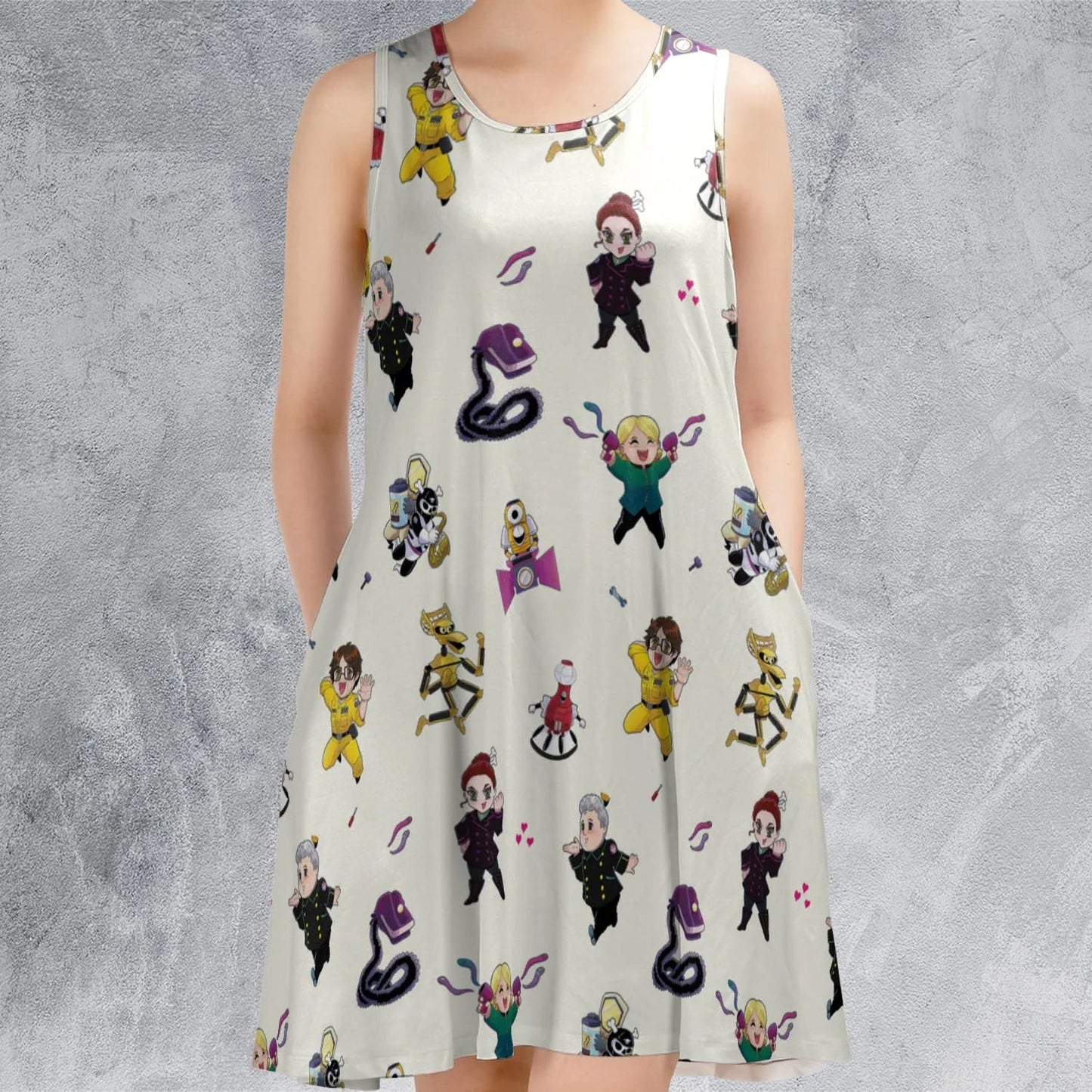 Casual Sleeveless Dress - JAW55PXQ
