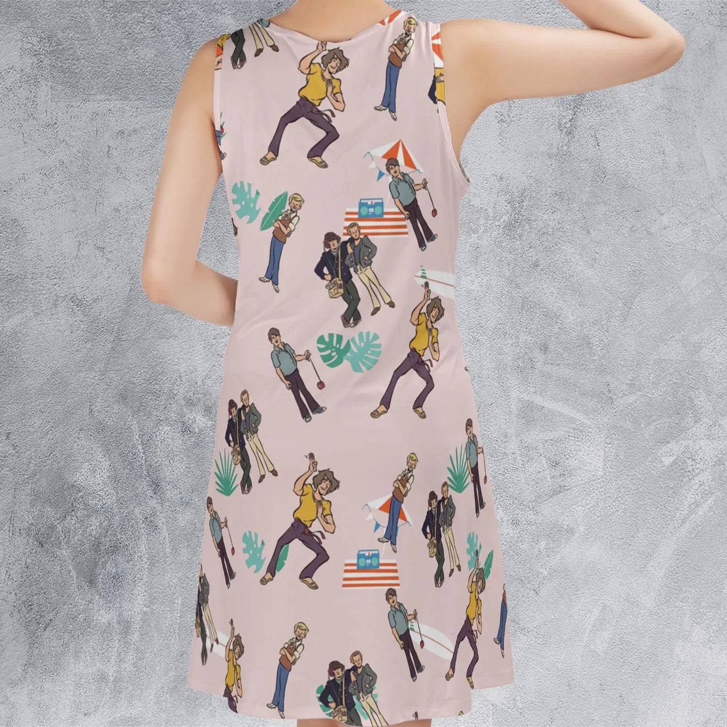 Casual Sleeveless Dress - S8GGDKLD