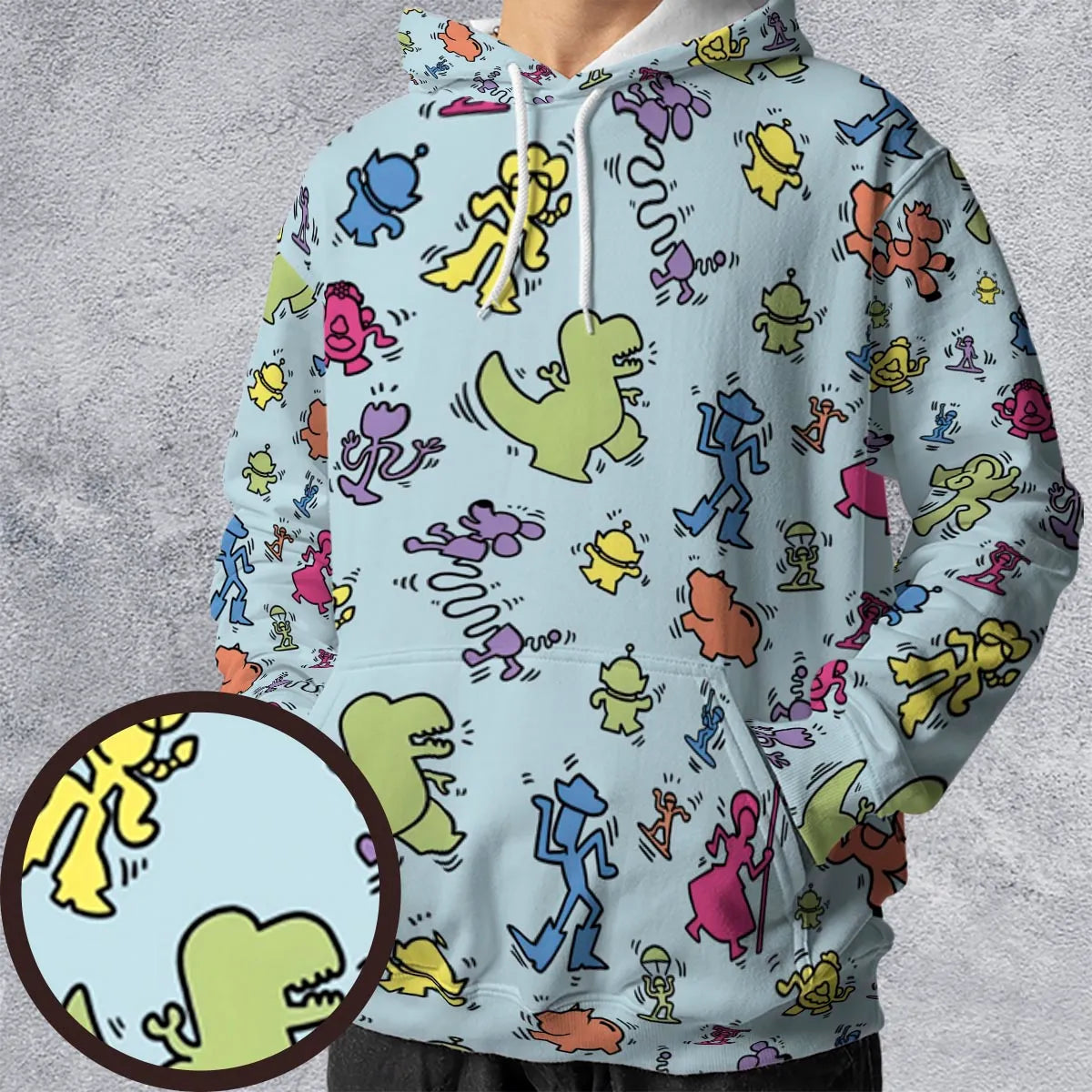 Full Print Hoodie - 41BK5AV1