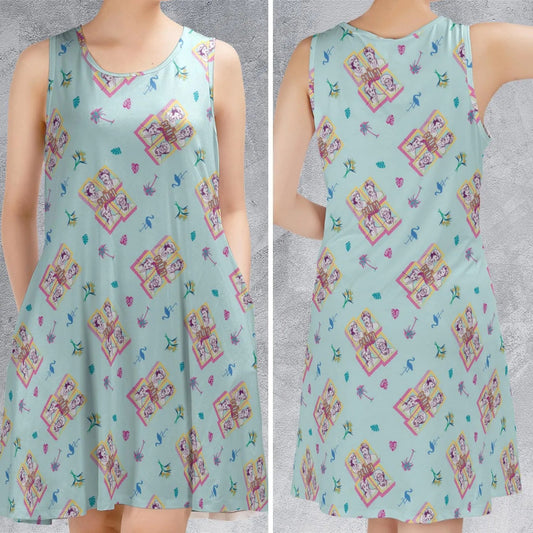 Casual Sleeveless Dress - 8PAB8CWT