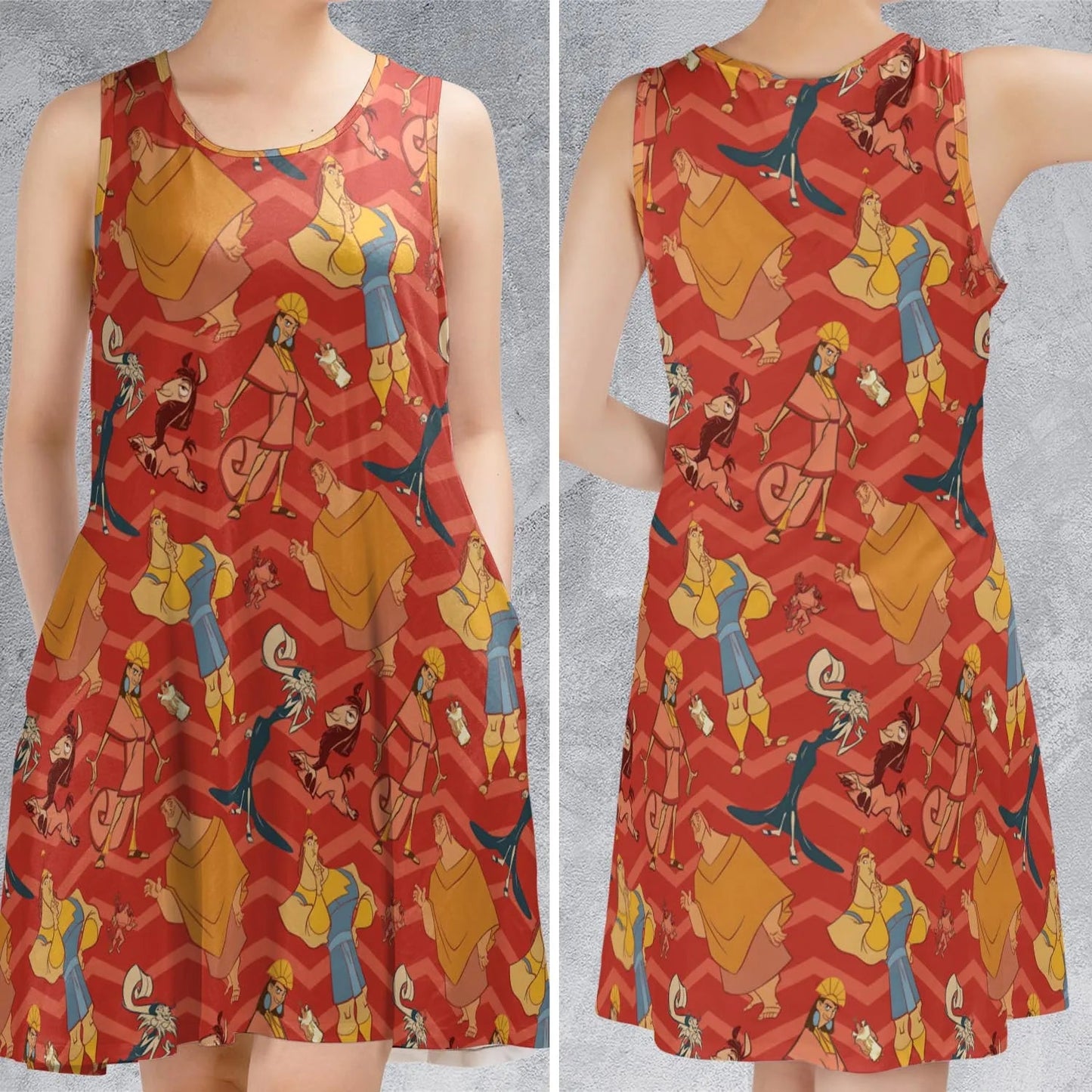 Casual Sleeveless Dress - 7J7JH677
