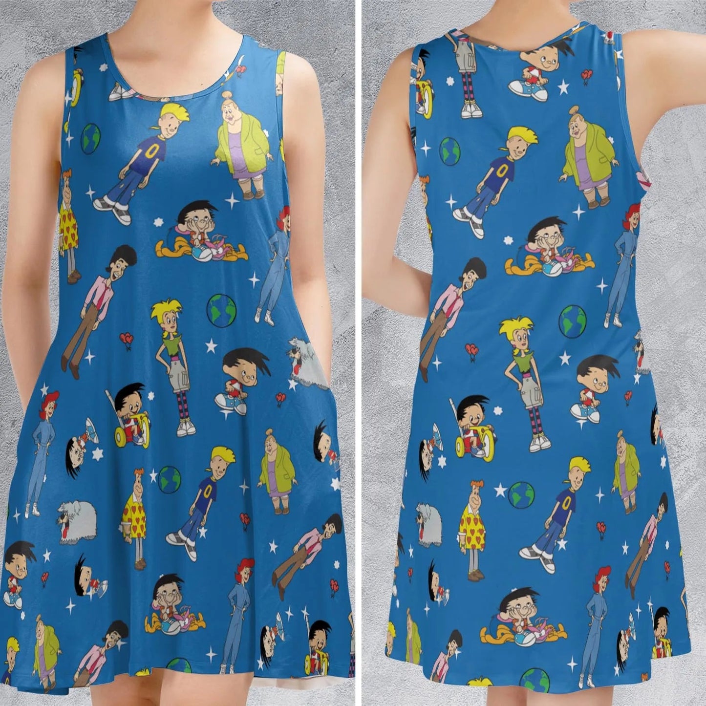 Casual Sleeveless Dress - Z7Z58UAQ