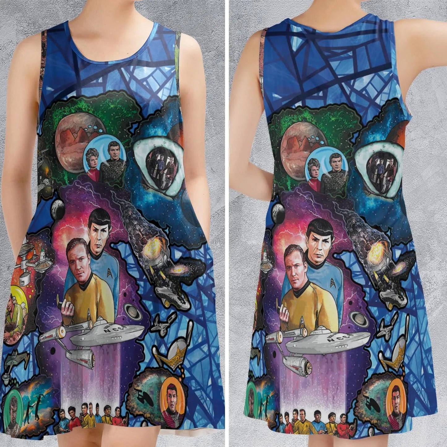 Casual Sleeveless Dress - TDJBJZYU