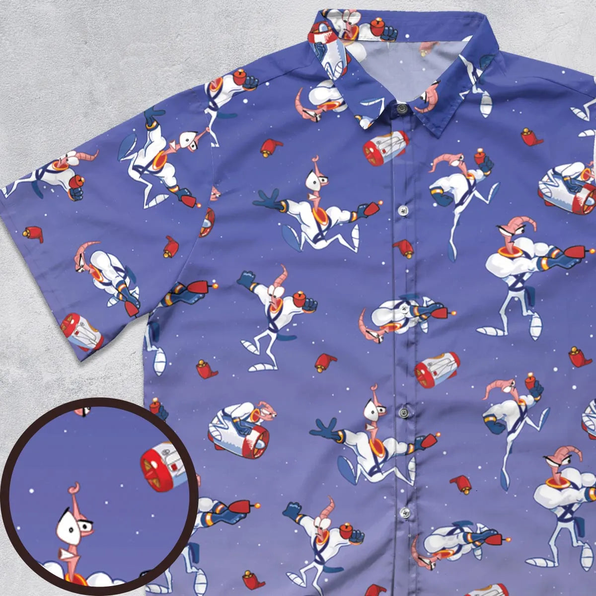 Short Sleeve Button Shirt - 7EFTD4BB