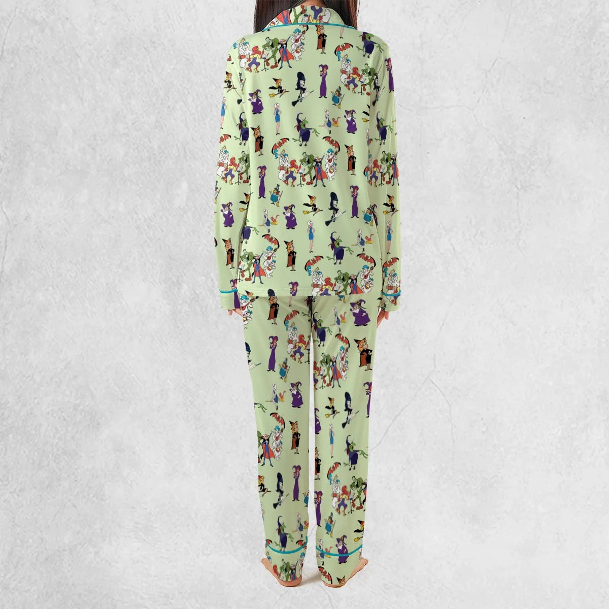 Stretch Long-Sleeve Pajamas Set - ZG9AY63R