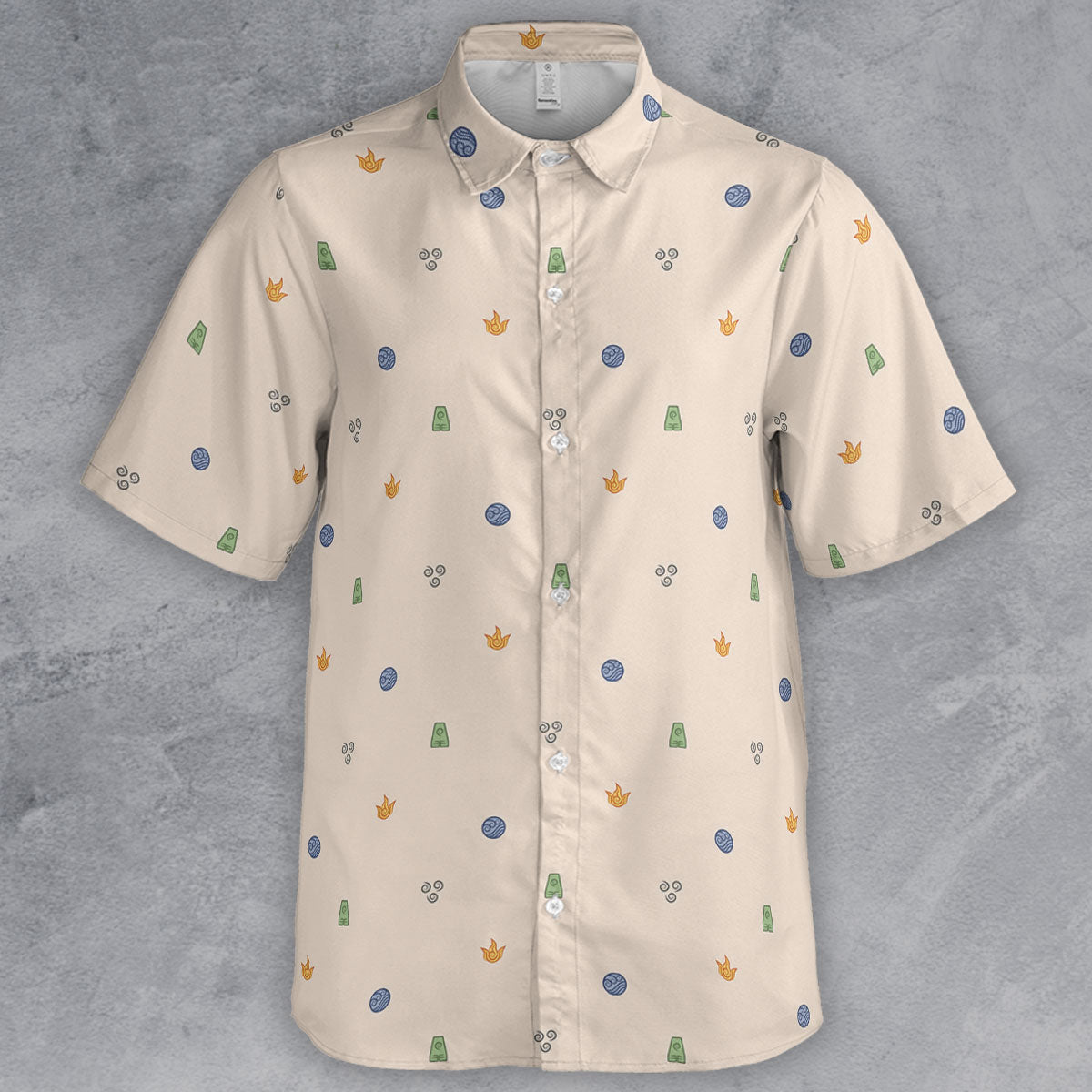 Short Sleeve Button Shirt - HC8F32DC