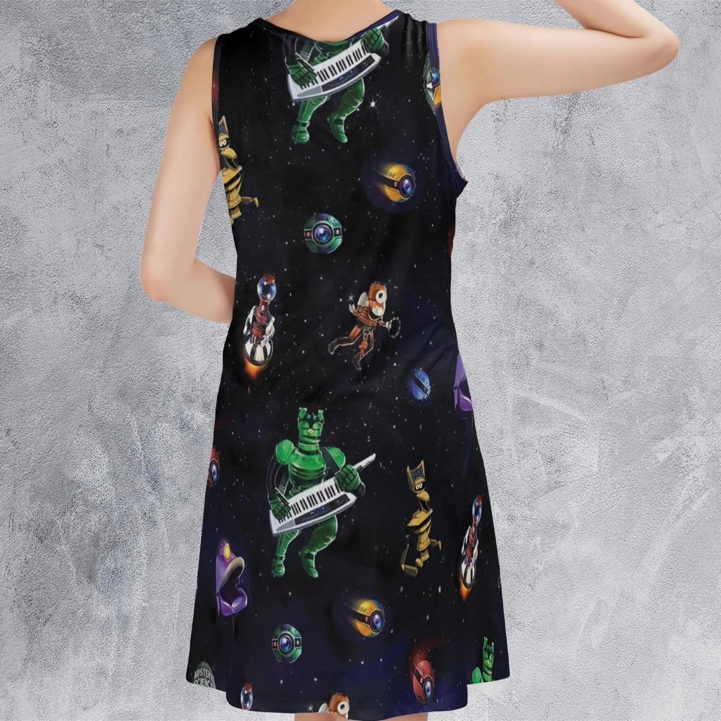 Casual Sleeveless Dress - 8SNR2TBM