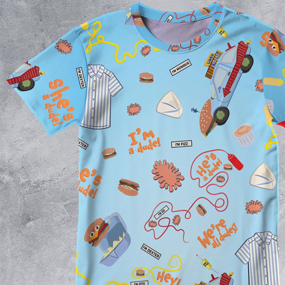 All-Over Print Unisex T-Shirt - KNJNK7DT -  - 2