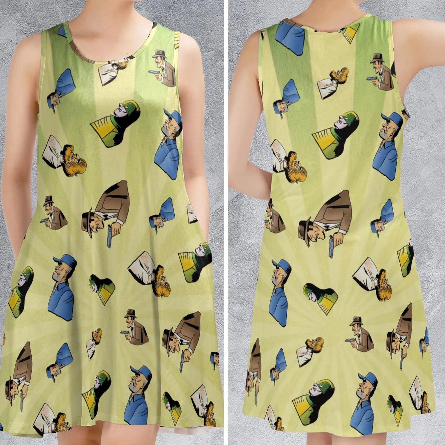 Casual Sleeveless Dress - G99B6XM6