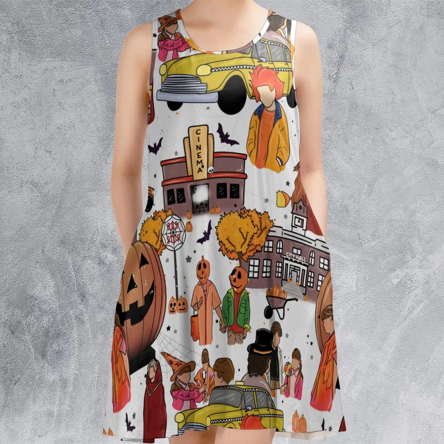 Casual Sleeveless Dress - 1YNCT9BN