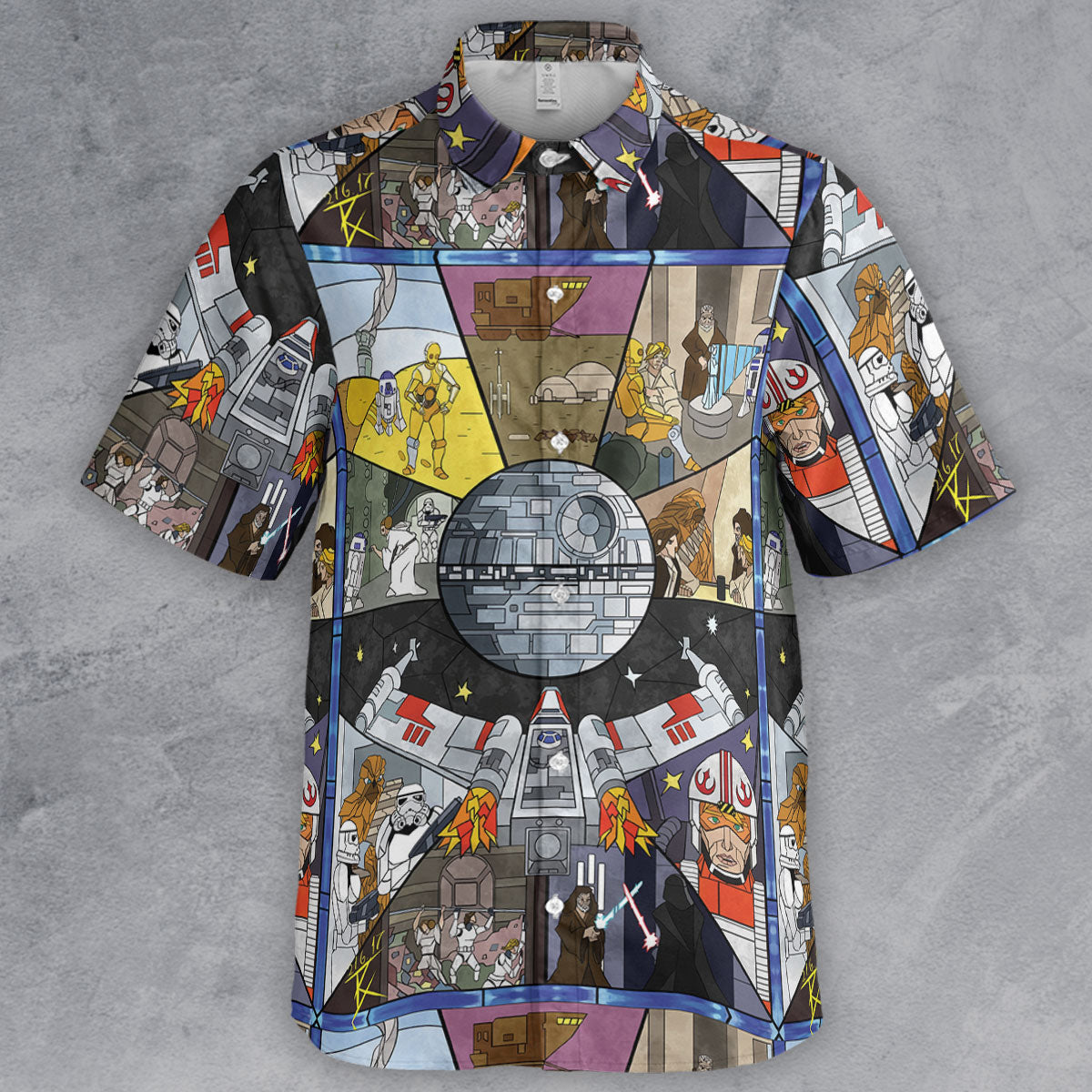 Short Sleeve Button Shirt - XY21Z24Y