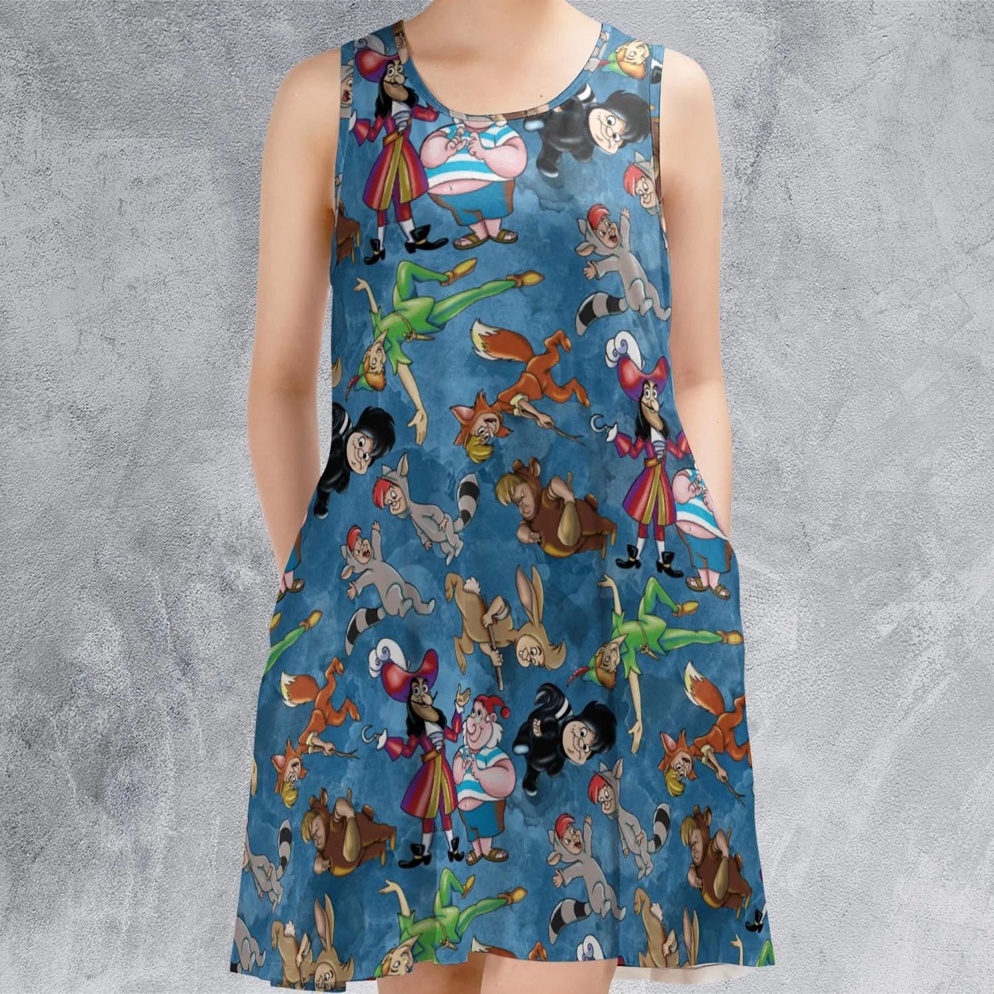 Casual Sleeveless Dress - C5HB3TZ4