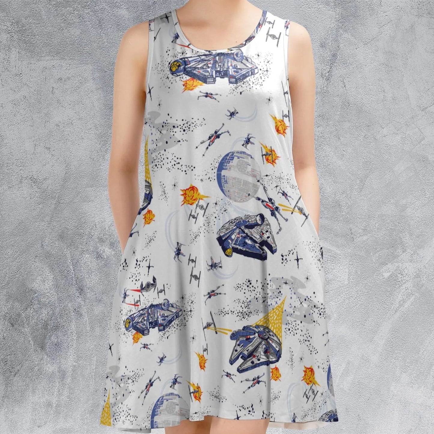 Casual Sleeveless Dress - Y2JUBFZ9