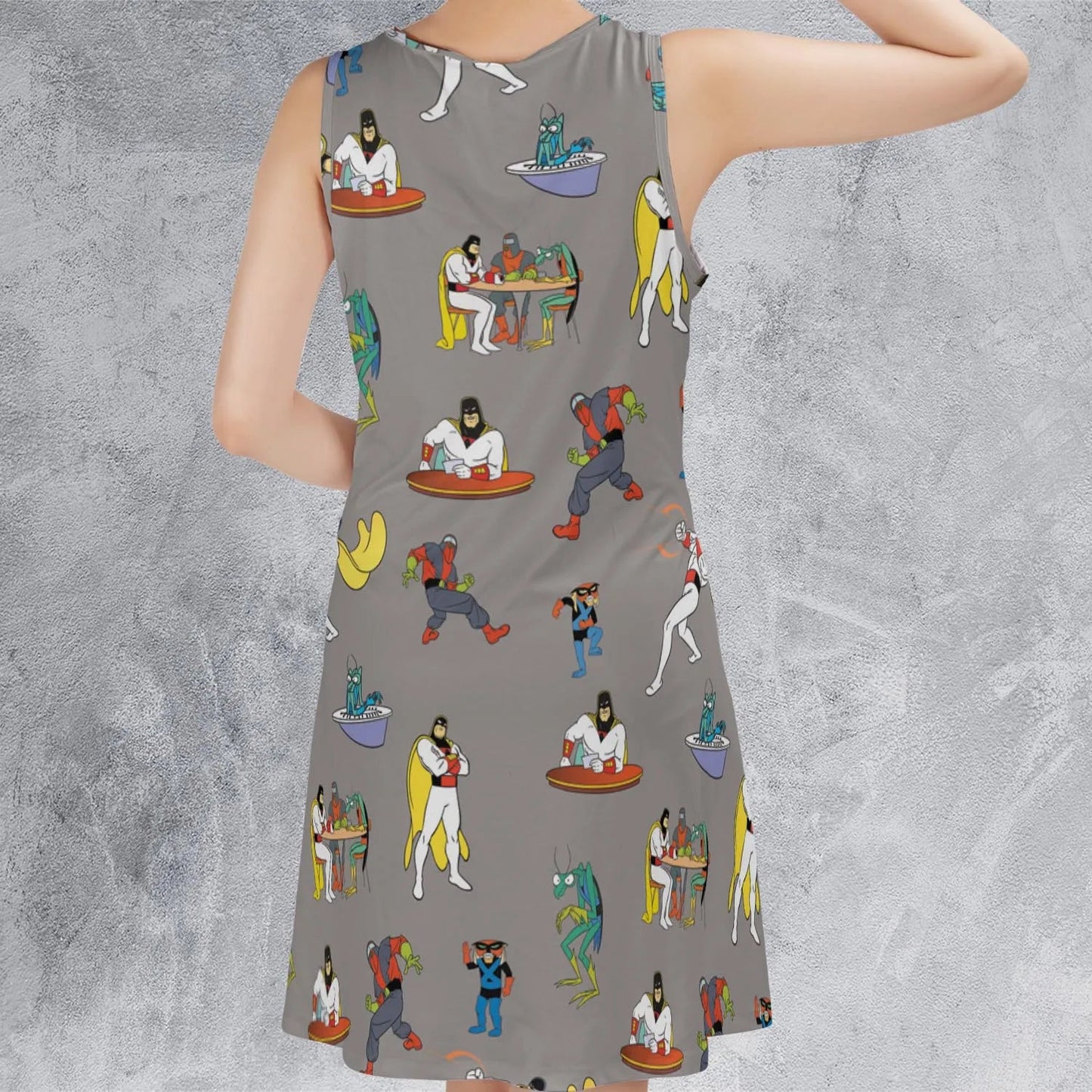 Casual Sleeveless Dress - 1TD2BUVV