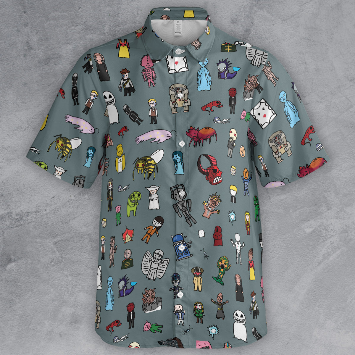 Short Sleeve Button Shirt - E76CBK9A