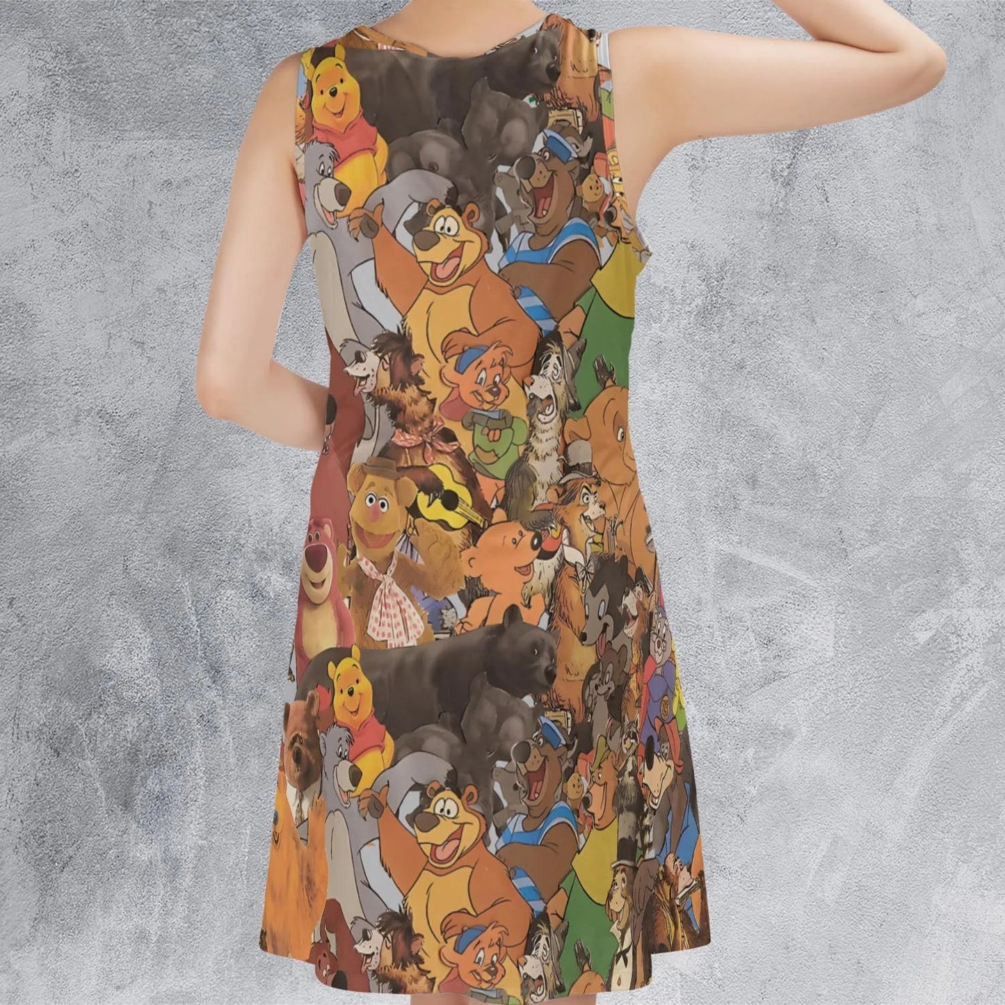 Casual Sleeveless Dress - JFK1KFVF