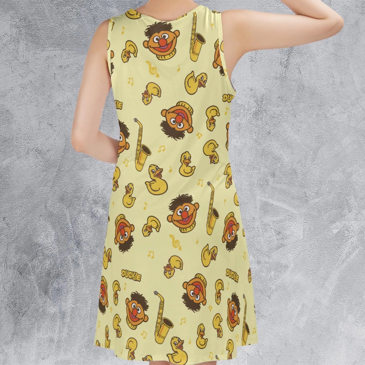 Casual Sleeveless Dress - 1TVBE1MV