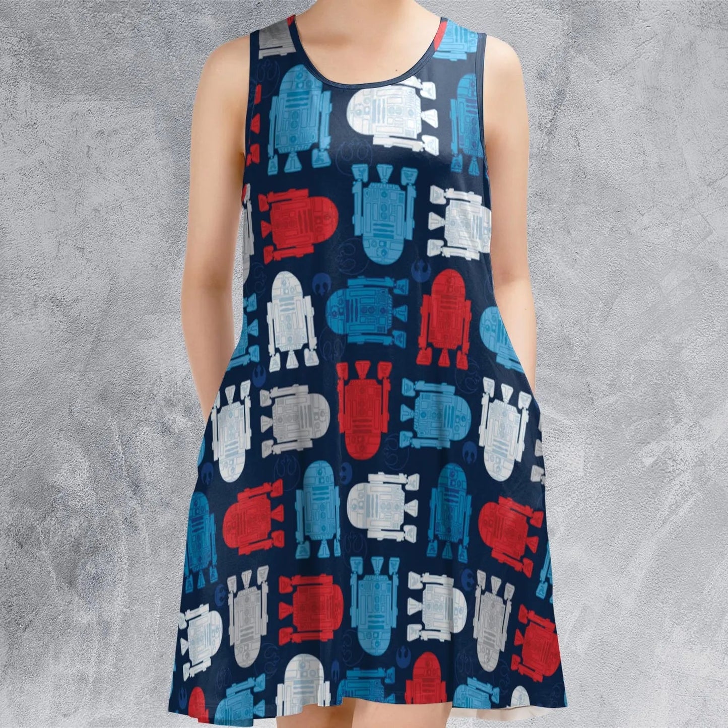 Casual Sleeveless Dress - E29P3PXJ