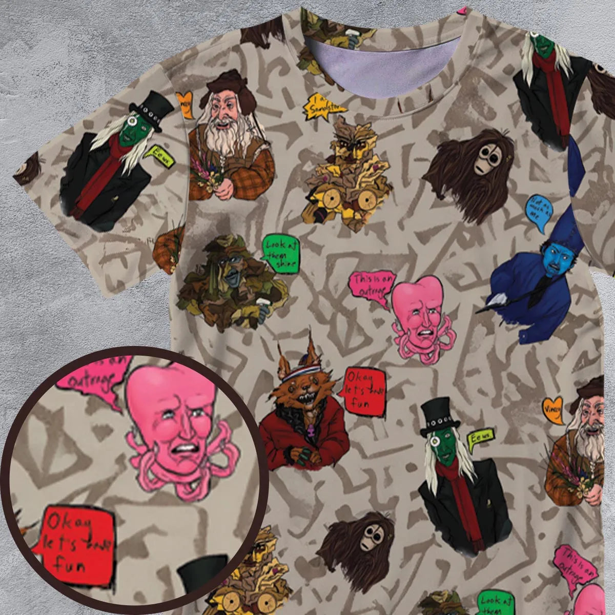 Full Print T-Shirt - HVX996EF