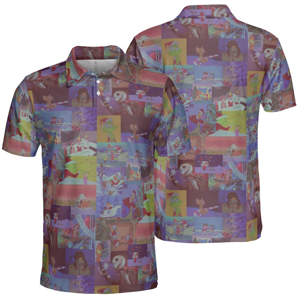 AOP Men/Women Polo Shirt - D2CWJUPD -  - 2