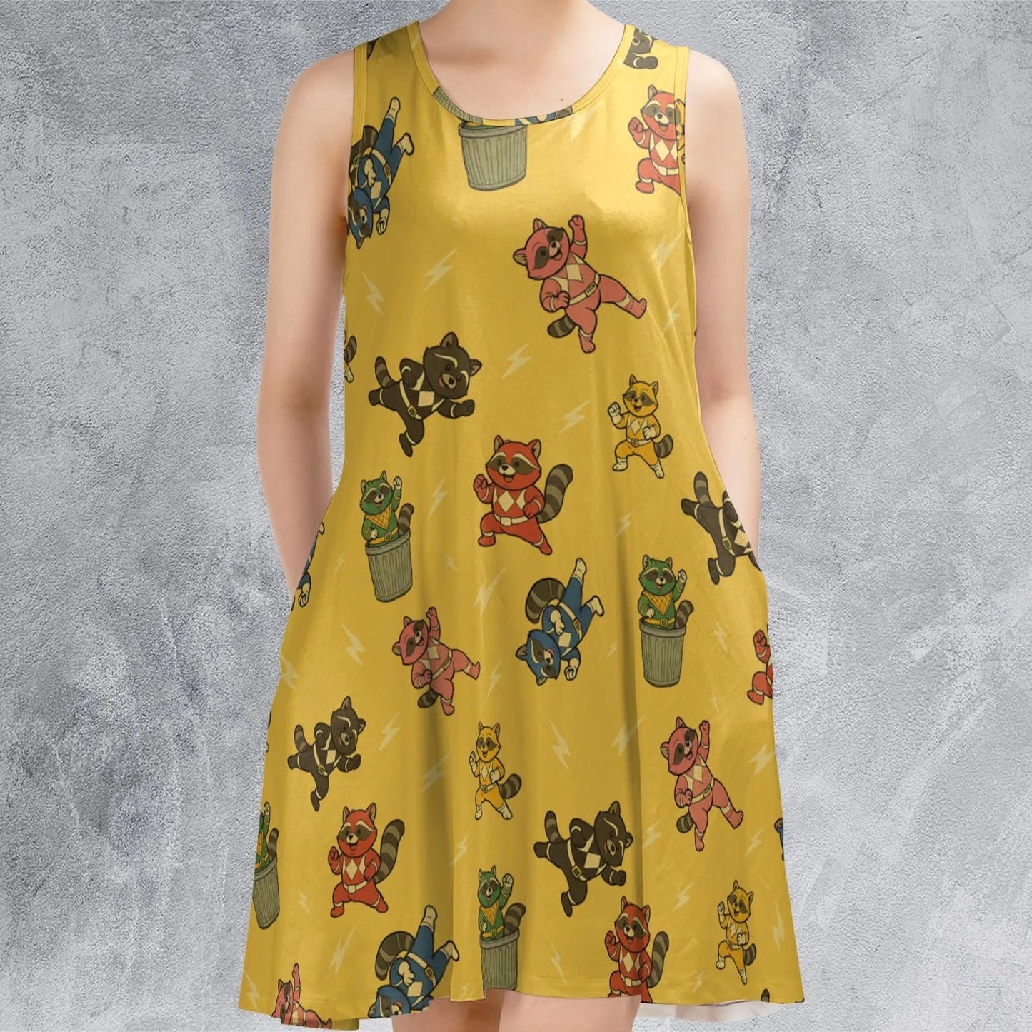 Casual Sleeveless Dress - KLF42EU2