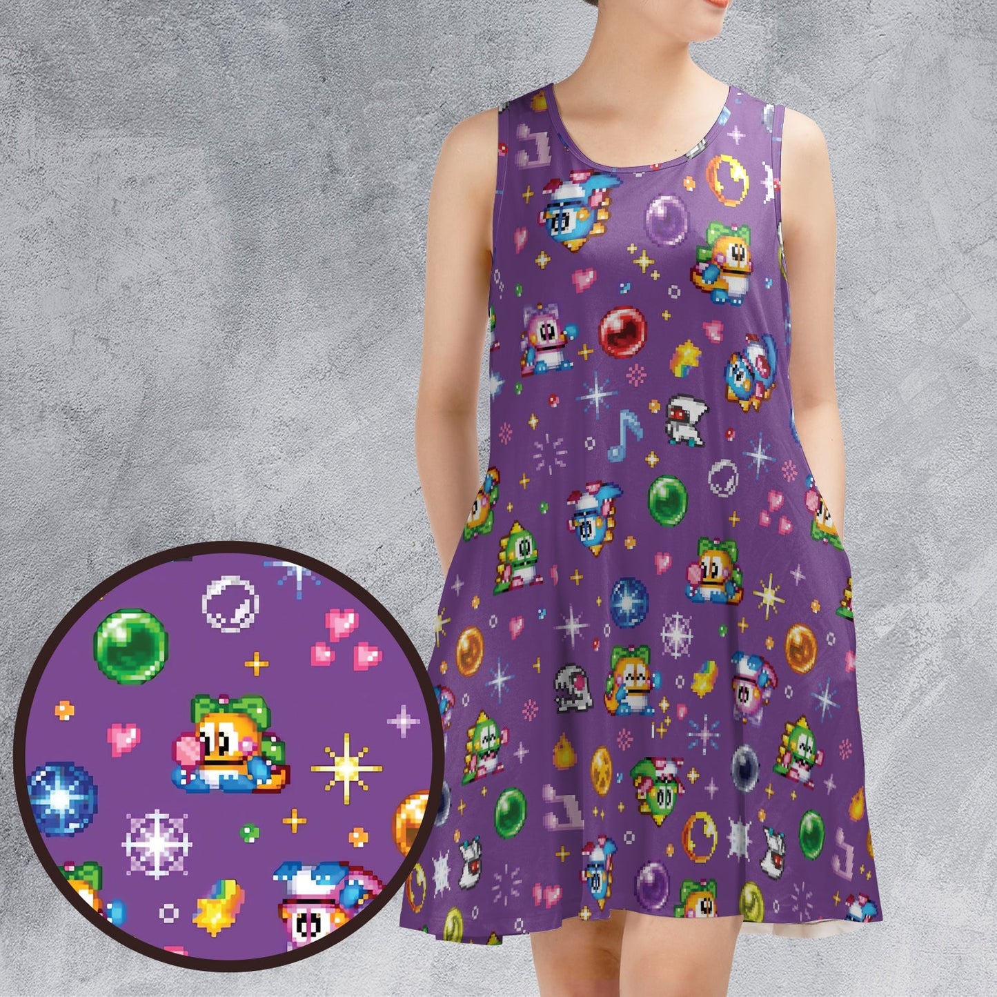 Casual Sleeveless Dress - 7BZXZ5XA