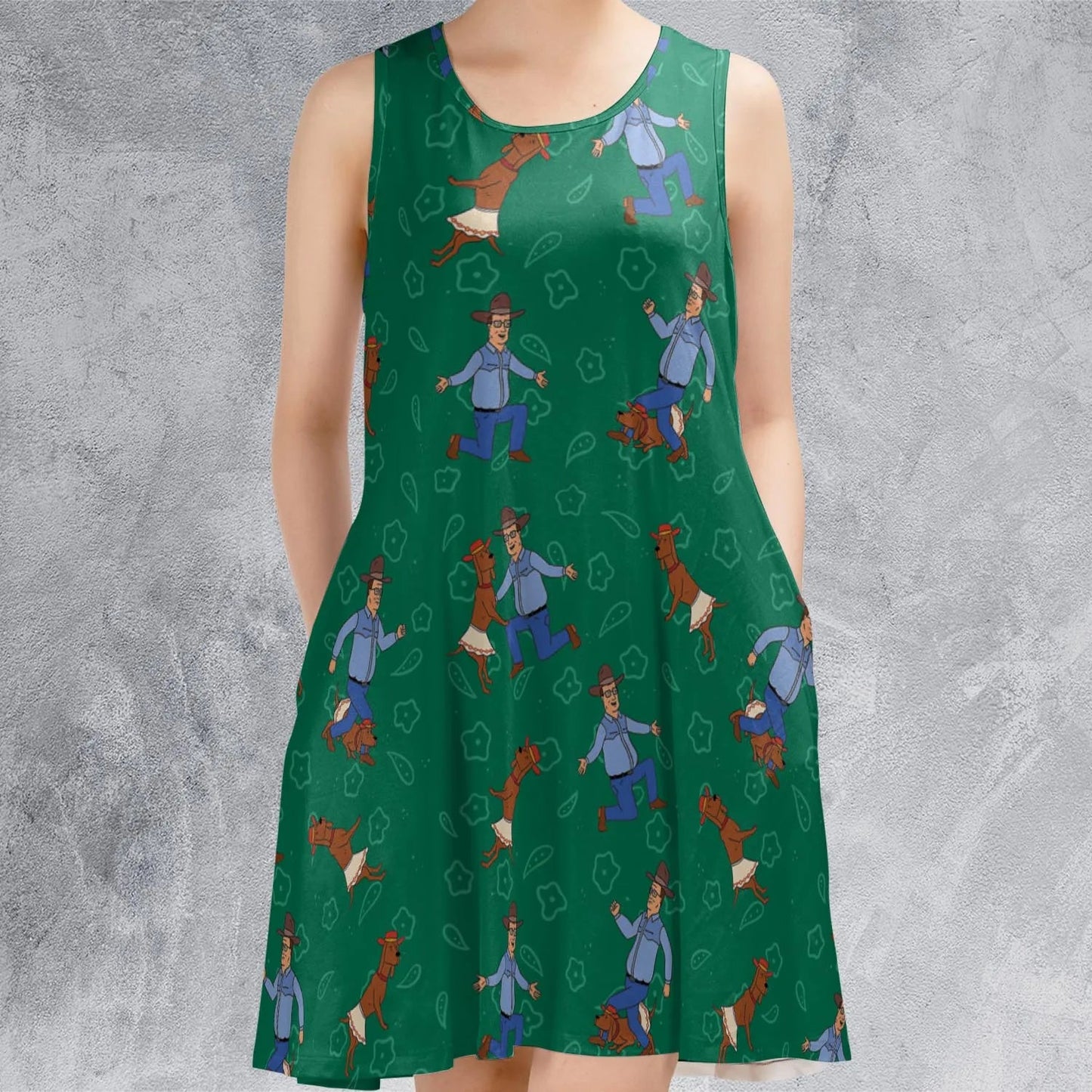 Casual Sleeveless Dress - VM8K6T6Z