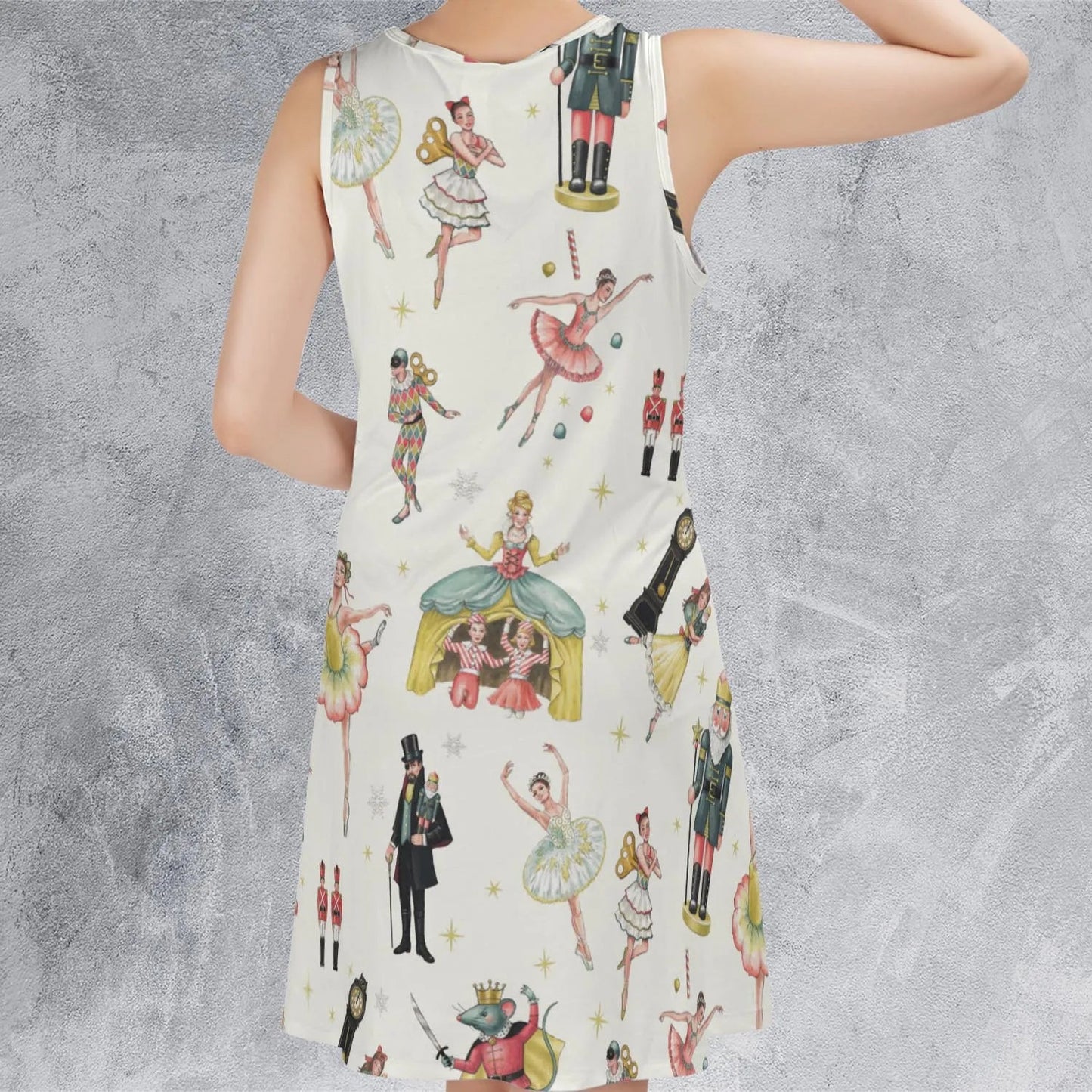 Casual Sleeveless Dress - YSCTG3YN