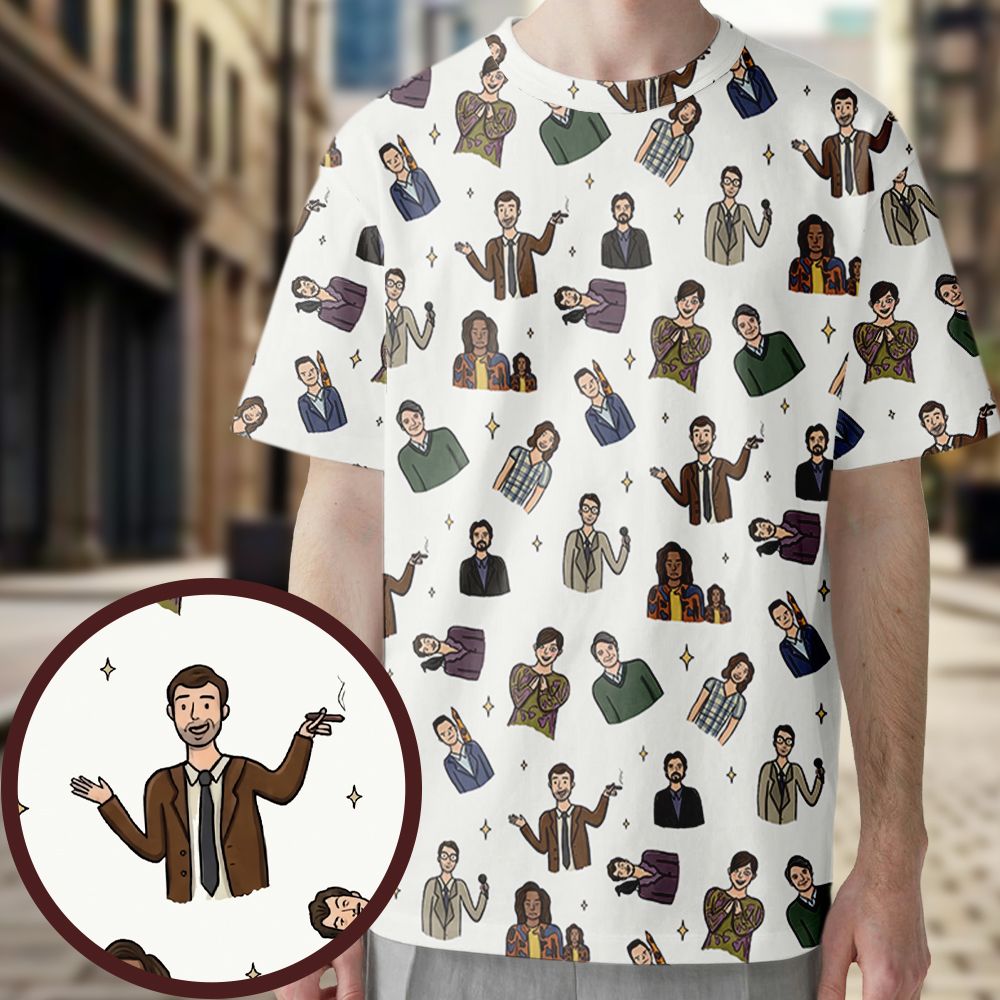 All-Over Print Unisex T-Shirt - 15BG7WSG -  - 1