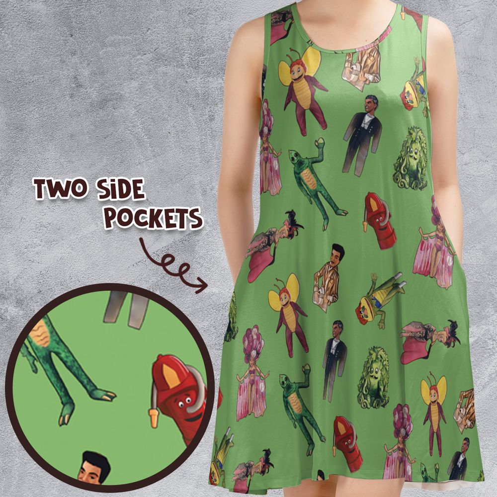 Sleeveless Dress - HQR11XMN -  - 1